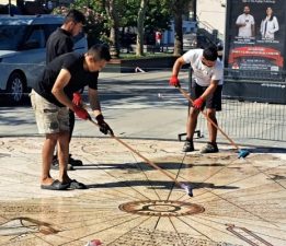 Çanakkale’de Mozaik Piri Reis Haritası Yenilendi