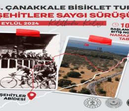 13. Çanakkale Bisiklet Turu Şehitlere Saygı Sürüşü