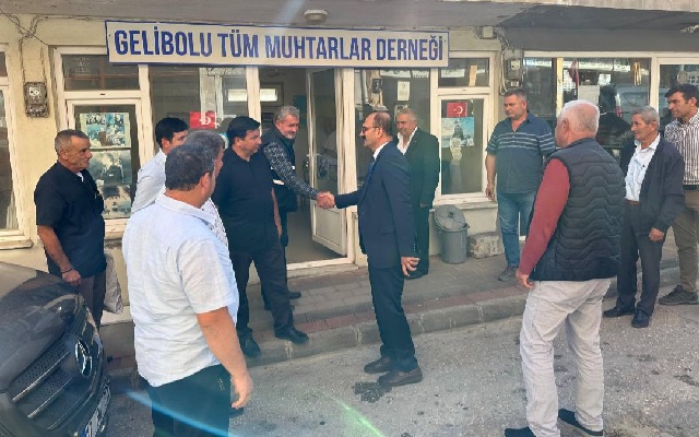 Kaymakam Abacı’dan Muhtarlar Derneği’ne Ziyaret