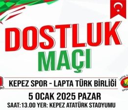 Kepezspor ile Lapta Türk Birliği Dostluk Maçı Oynayacak