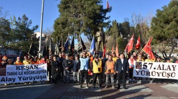 57. Alay Yürüyüş Komitesi Gelibolu’da