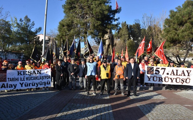 57. Alay Yürüyüş Komitesi Gelibolu’da